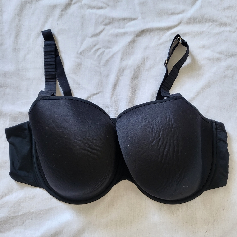 ThirdLove 24/7 Classic T-shirt Bra Black 42E(DD)